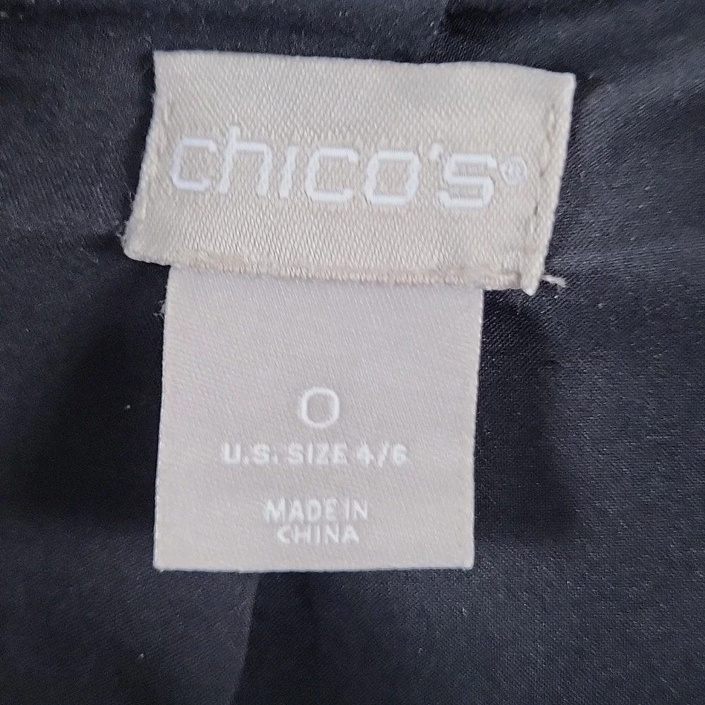 Chico's Women's Cheetah Print Jacket, Chico Size 0(4/6 US) - Picture 3 of 7